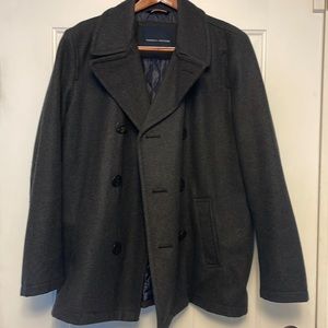 Tommy Hilfiger Means Charcoal Pea Coat